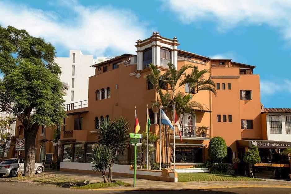 Hostal Torreblanca Hotel Lima Bagian luar foto